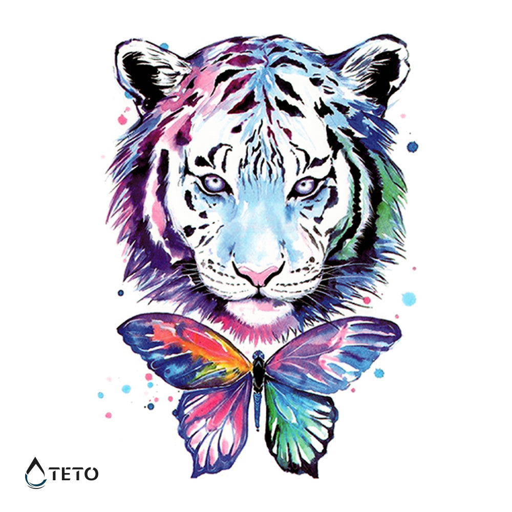 Višebojni tigar s leptiricom – Tip A