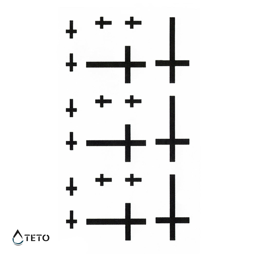 Križevi - set - TETO Privremene Tetovaže