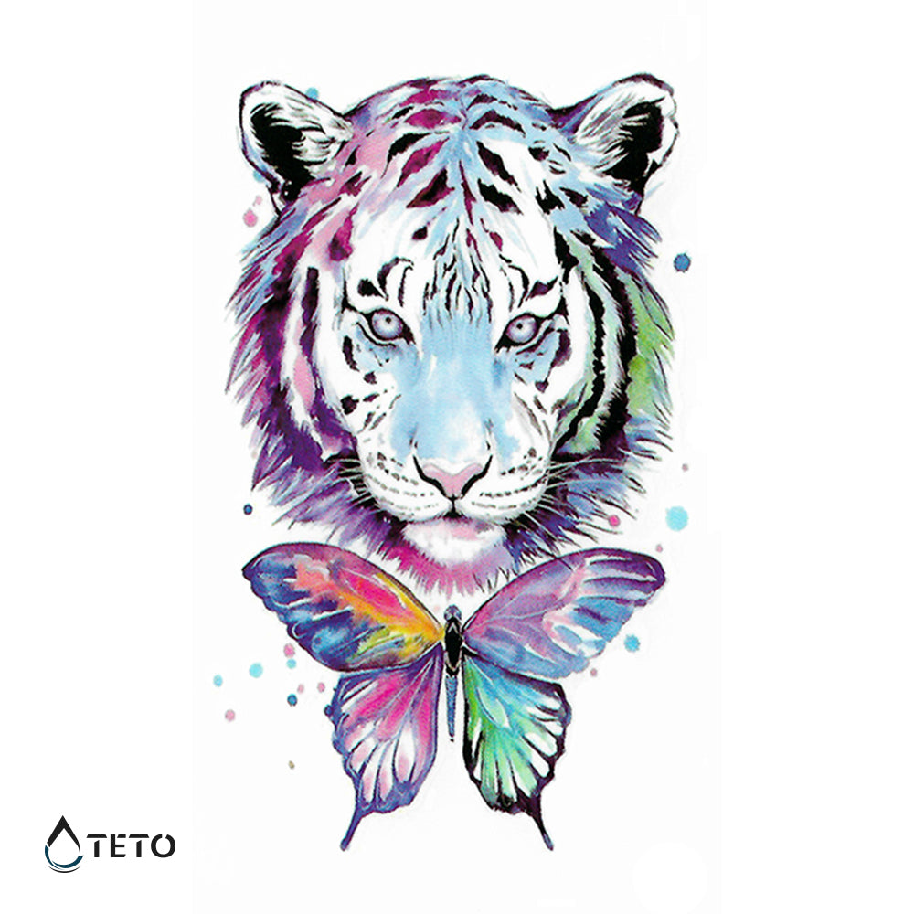 Višebojni tigar s leptiricom – Tip B