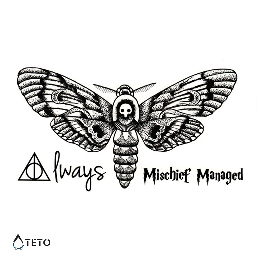 Leptir smrti / Harry Potter – set - TETO Privremene Tetovaže
