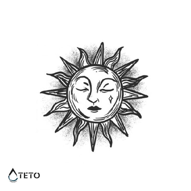 Tužno sunce – Polupermanentno - TETO Privremene Tetovaže