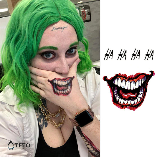 Usta joker-a - TETO Privremene Tetovaže
