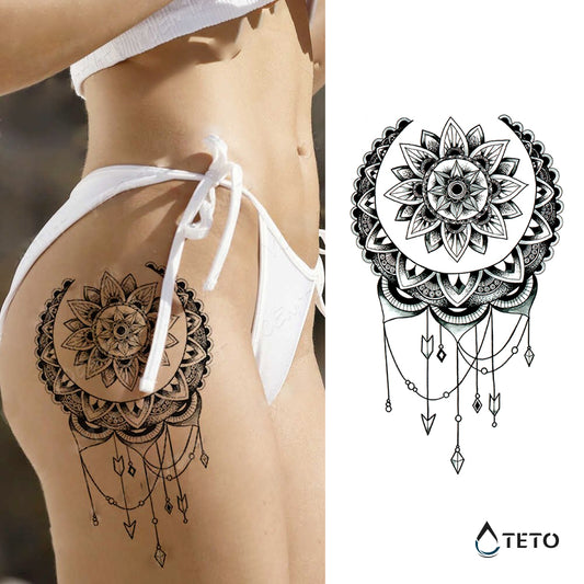 Hvatač snova - mandala – Tip A - TETO Privremene Tetovaže