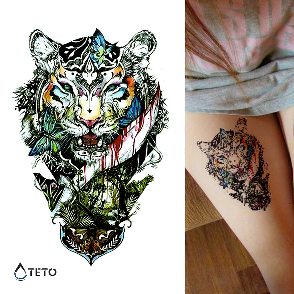 Krvavi tigar - TETO Privremene Tetovaže