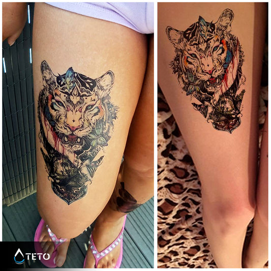 Krvavi tigar - TETO Privremene Tetovaže