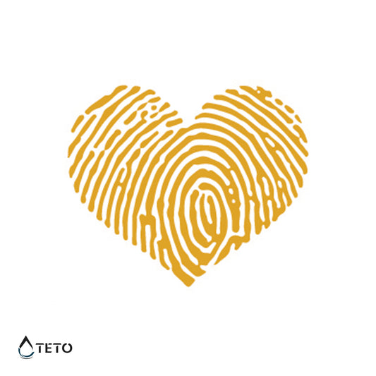 Otisak srca - TETO Privremene Tetovaže