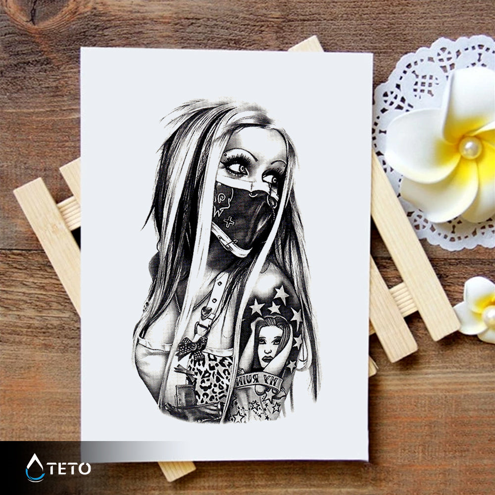 Portret žene punk