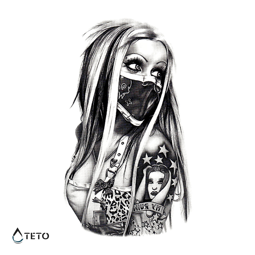 Portret žene punk