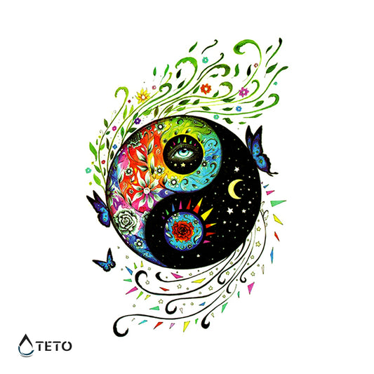 Višebojni yin i yang