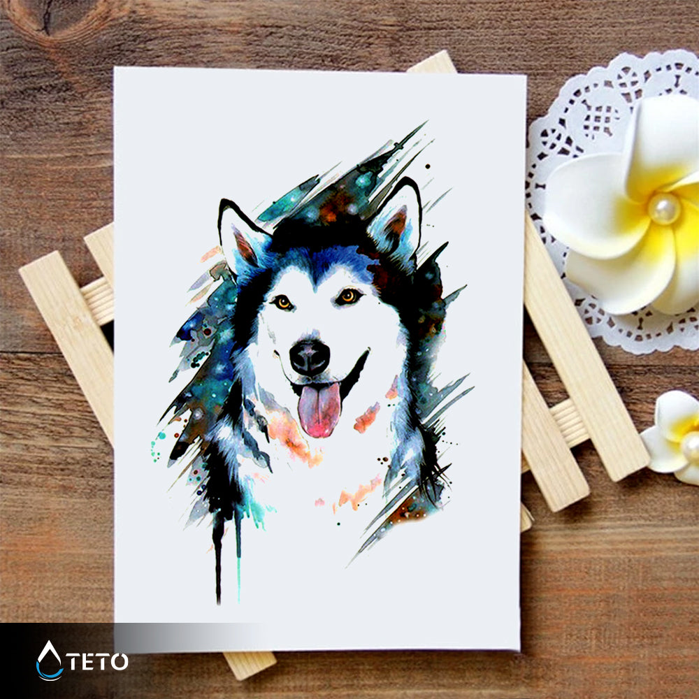 Husky pas - TETO Privremene Tetovaže