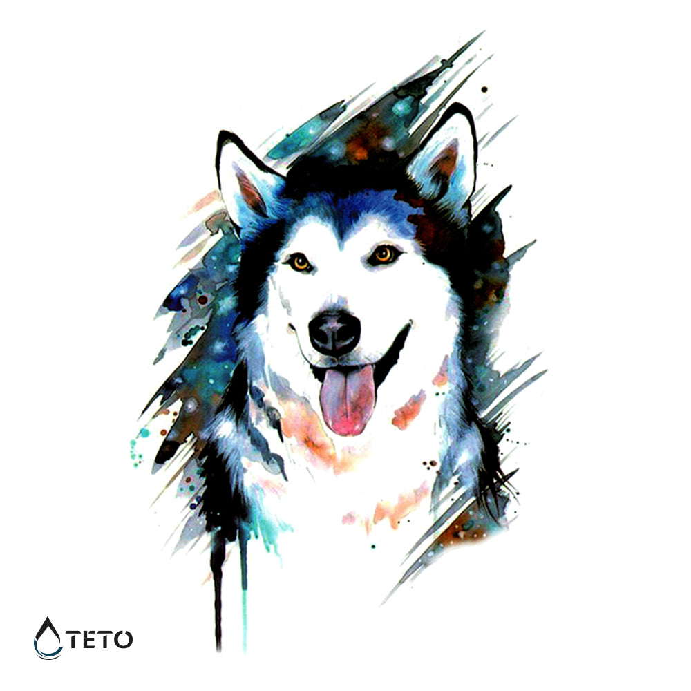 Husky pas - TETO Privremene Tetovaže