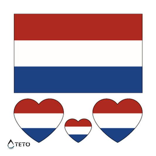 Holandska zastava - set - TETO Privremene Tetovaže