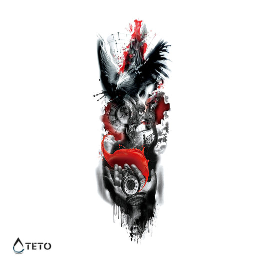 Krvava orao - TETO Privremene Tetovaže