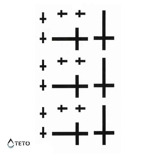 Križevi - set - TETO Privremene Tetovaže