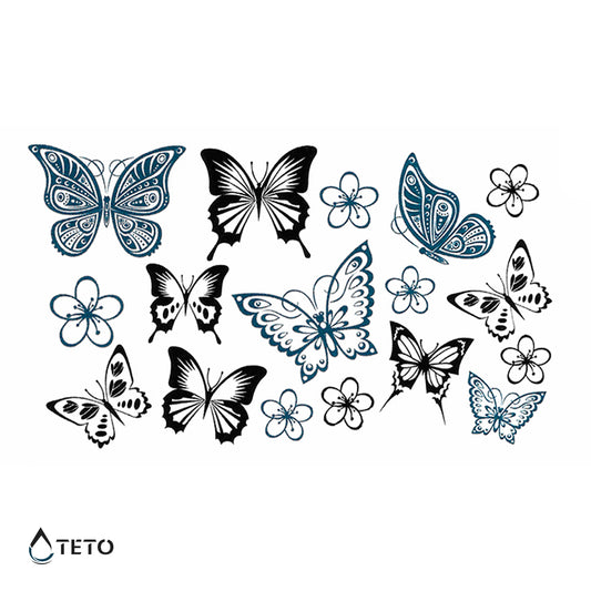 Leptiri - set - TETO Privremene Tetovaže