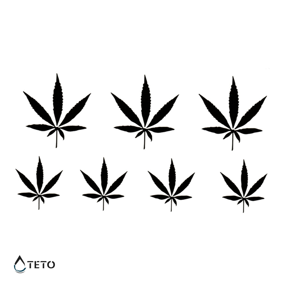 List kanabisa - set - TETO Privremene Tetovaže