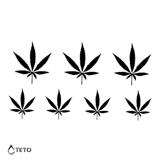 List kanabisa - set - TETO Privremene Tetovaže