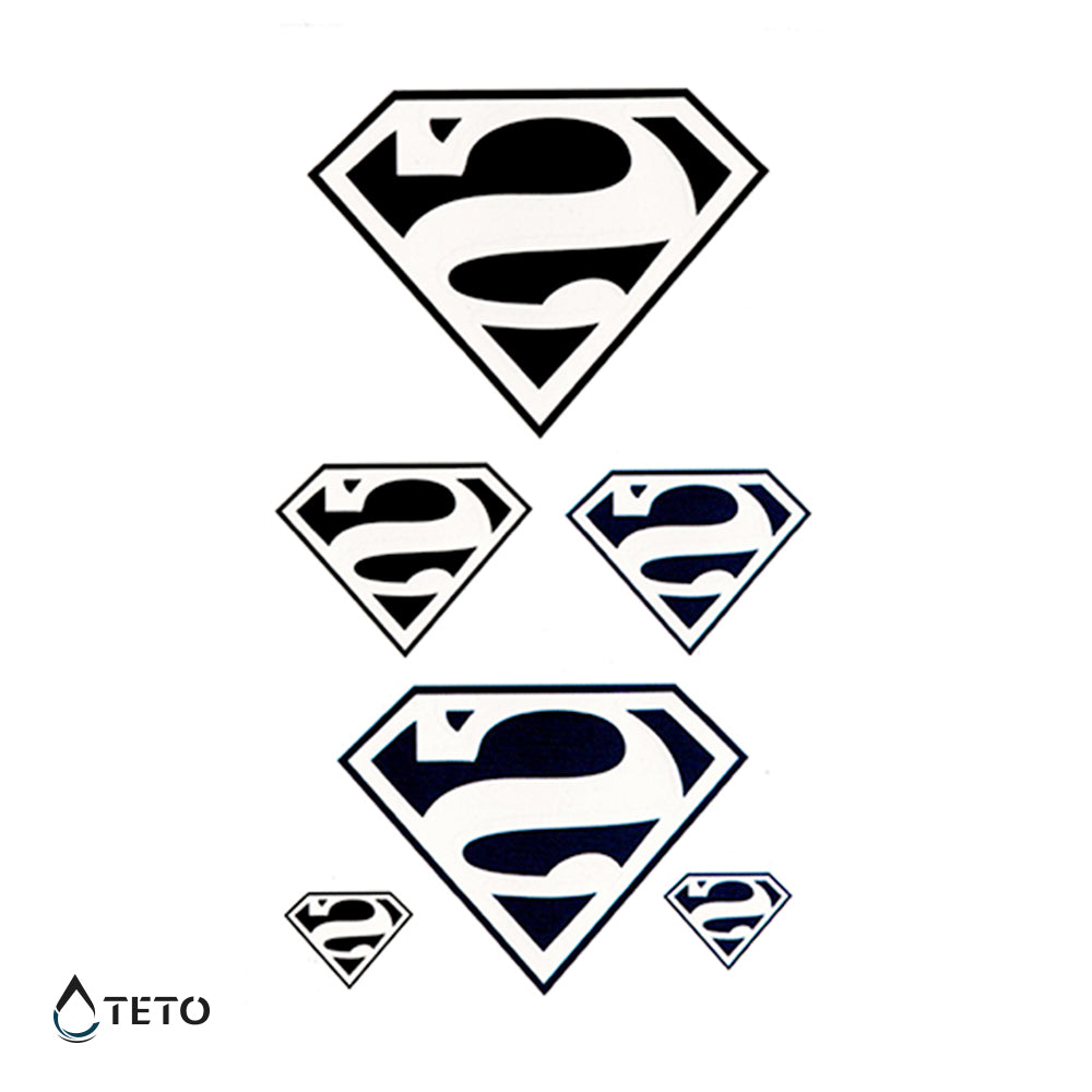 Superman - set - TETO Privremene Tetovaže