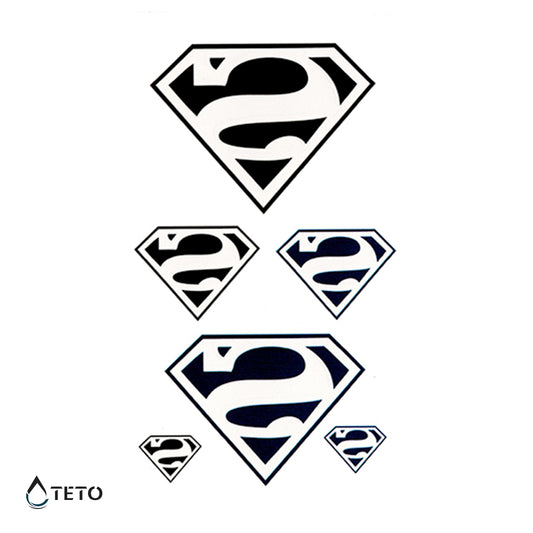 Superman - set - TETO Privremene Tetovaže
