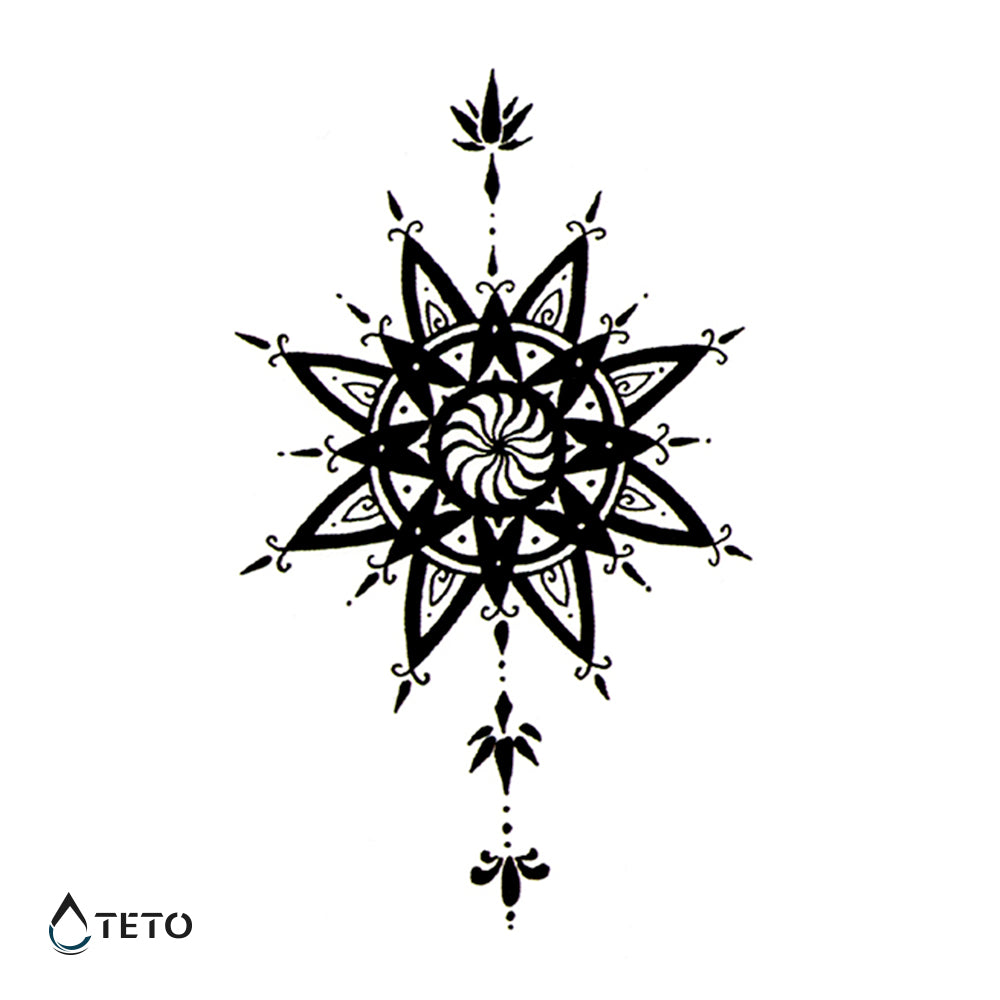 Mandala tip A - TETO Privremene Tetovaže