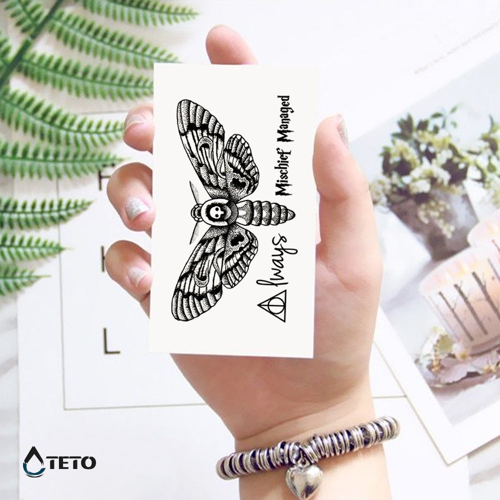 Leptir smrti / Harry Potter – set - TETO Privremene Tetovaže