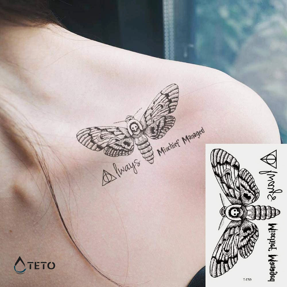 Leptir smrti / Harry Potter – set - TETO Privremene Tetovaže