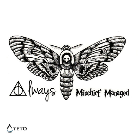 Leptir smrti / Harry Potter – set - TETO Privremene Tetovaže