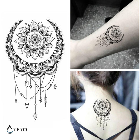 Hvatač snova - mandala – Tip B - TETO Privremene Tetovaže