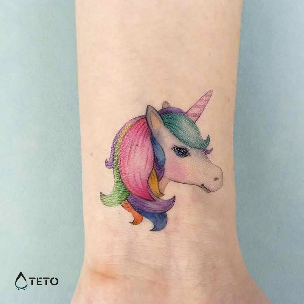 Jednorog - TETO Privremene Tetovaže