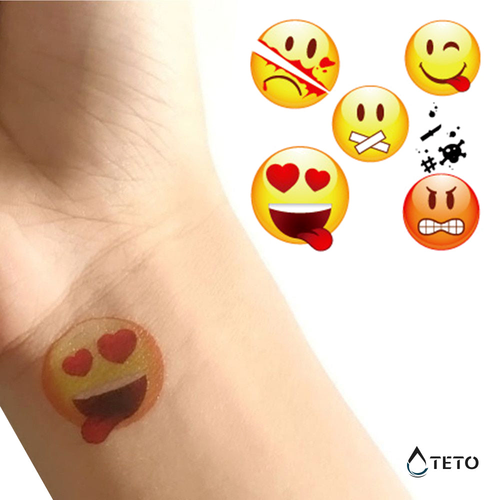 Emoticoni Tip A – set - TETO Privremene Tetovaže
