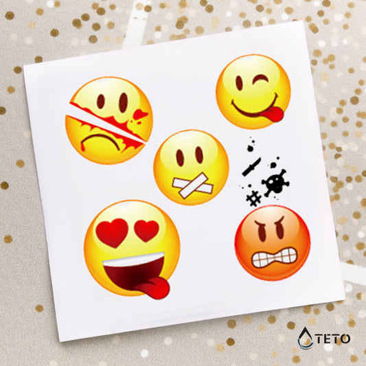 Emoticoni Tip A – set - TETO Privremene Tetovaže