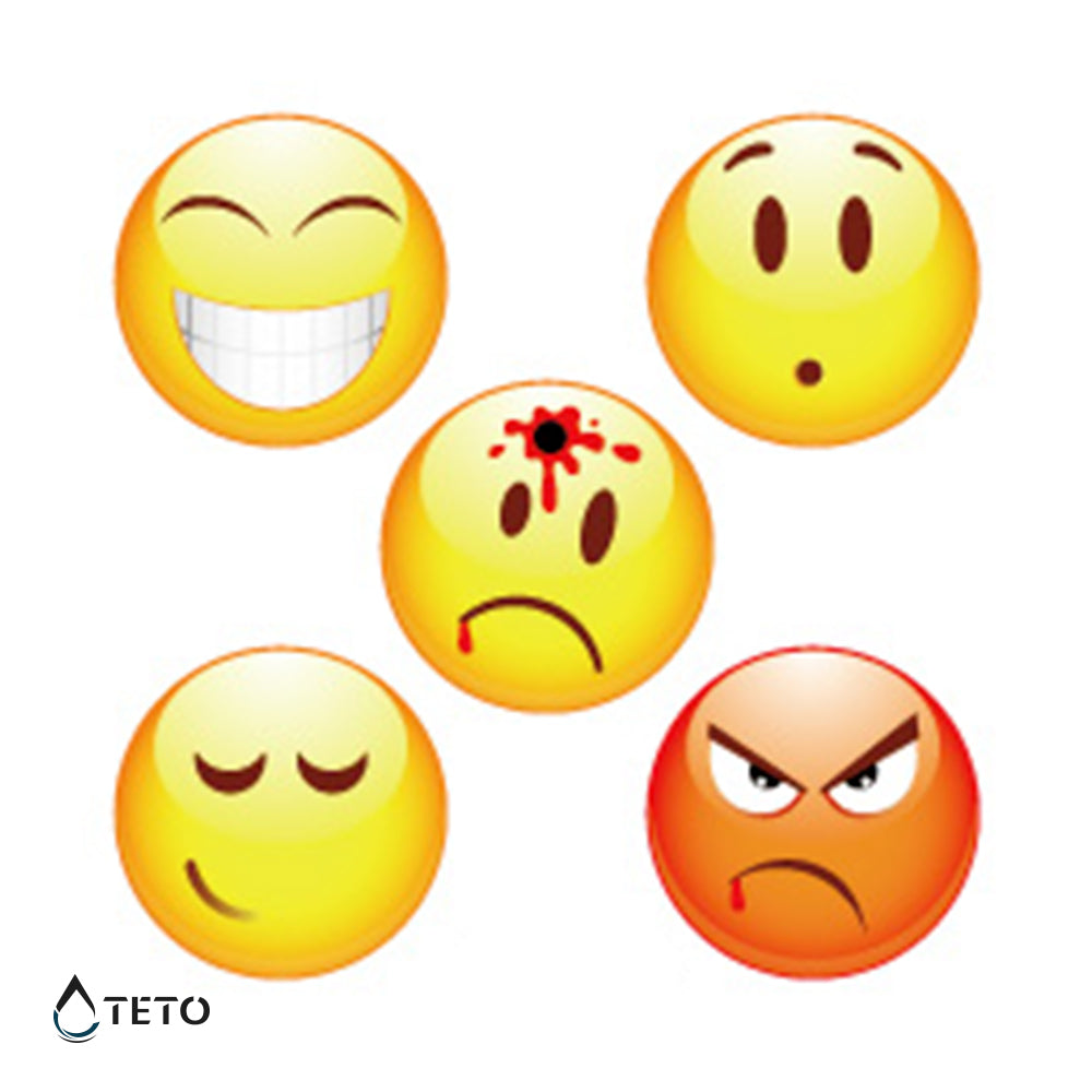 Emoticoni Tip B – set - TETO Privremene Tetovaže