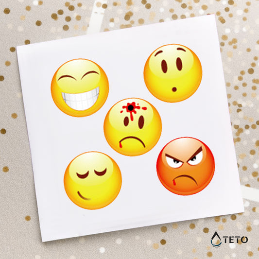 Emoticoni Tip B – set - TETO Privremene Tetovaže