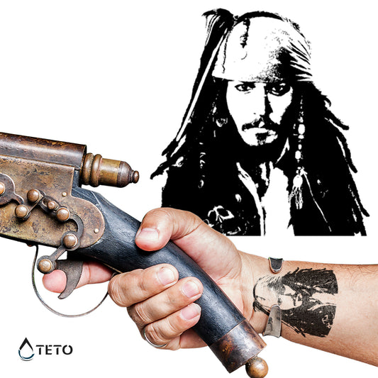 Johnny Depp - Jack Sparrow - TETO Privremene Tetovaže