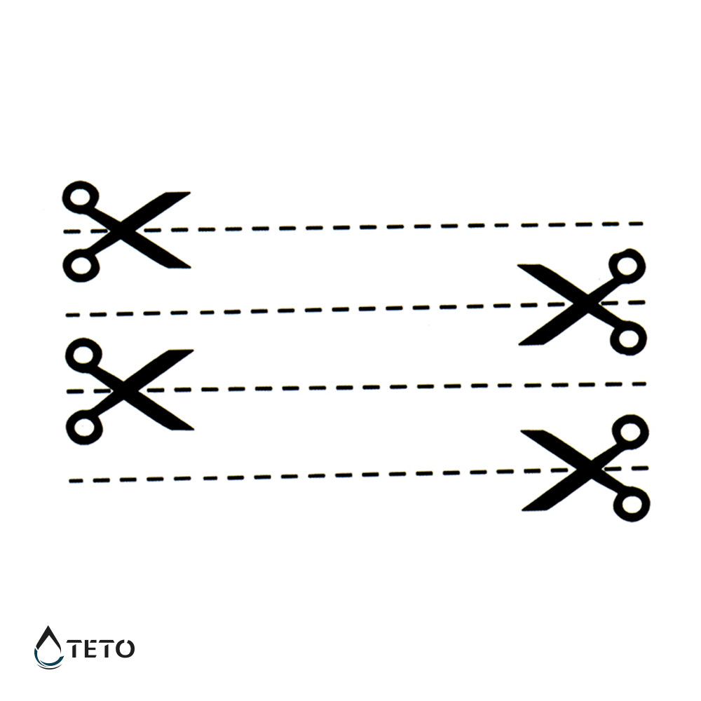 Isecite ovde – set - TETO Privremene Tetovaže