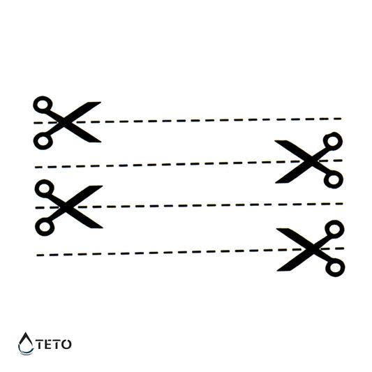 Isecite ovde – set - TETO Privremene Tetovaže