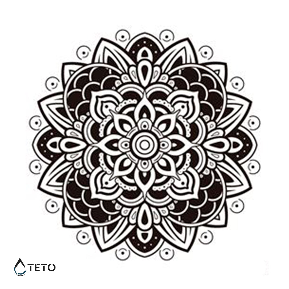 Mandala tip D - TETO Privremene Tetovaže
