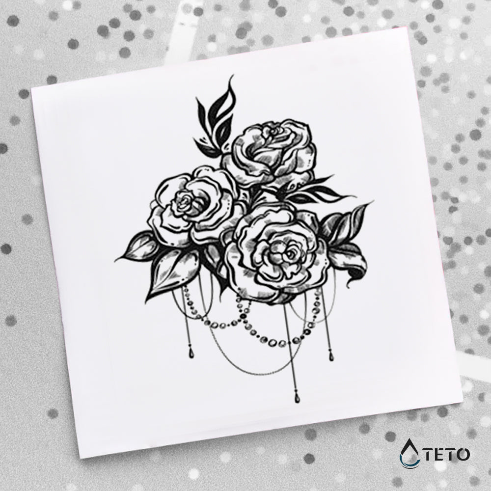 Trio ruža - TETO Privremene Tetovaže