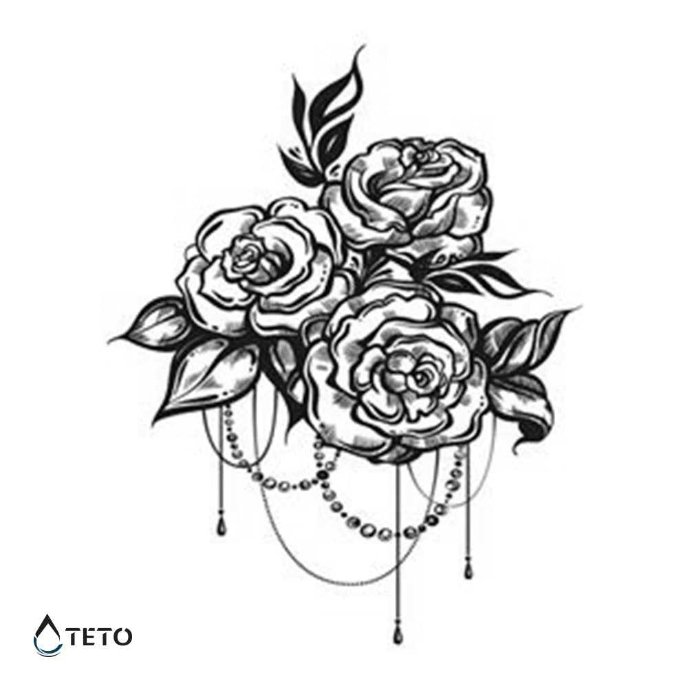 Trio ruža - TETO Privremene Tetovaže