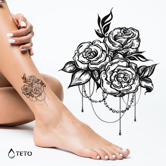 Trio ruža - TETO Privremene Tetovaže