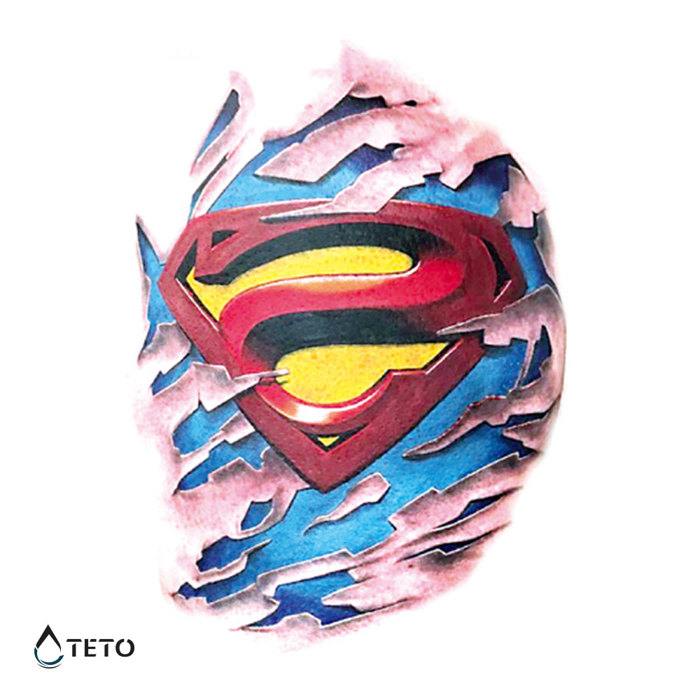 Superman - TETO Privremene Tetovaže