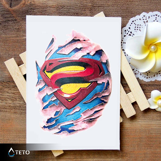 Superman - TETO Privremene Tetovaže
