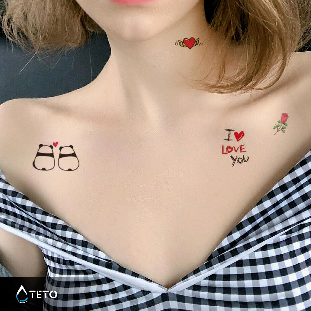 Pande - set - TETO Privremene Tetovaže