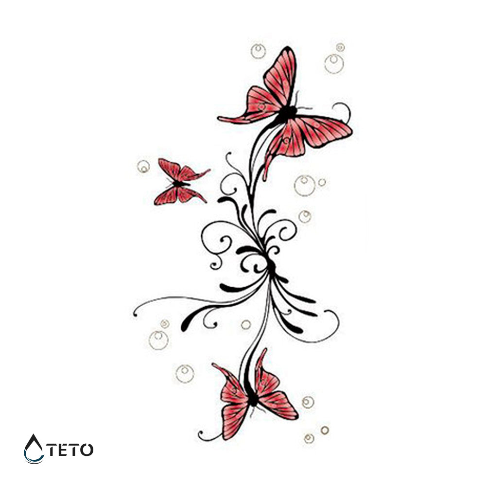 Leptiri - TETO Privremene Tetovaže