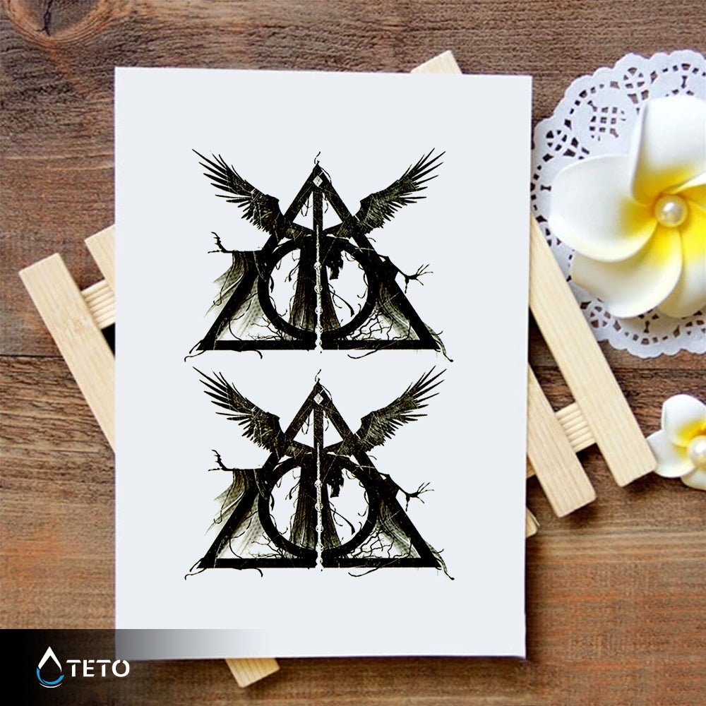 Reliquiae mortis - Harry Potter - set - TETO Privremene Tetovaže