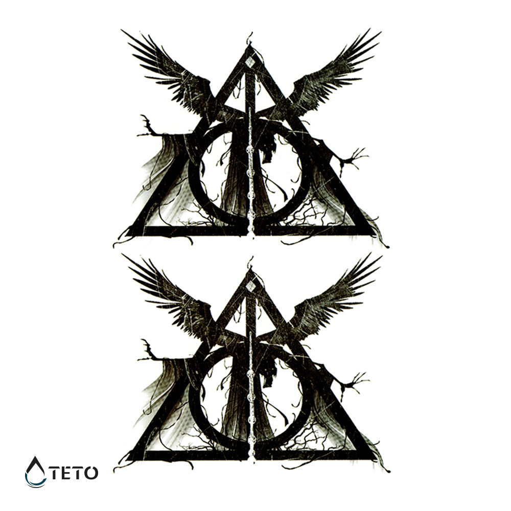 Reliquiae mortis - Harry Potter - set - TETO Privremene Tetovaže