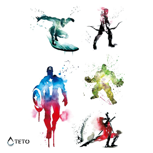 Superheroji – set - TETO Privremene Tetovaže