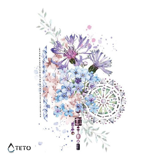 Razno cveće - TETO Privremene Tetovaže