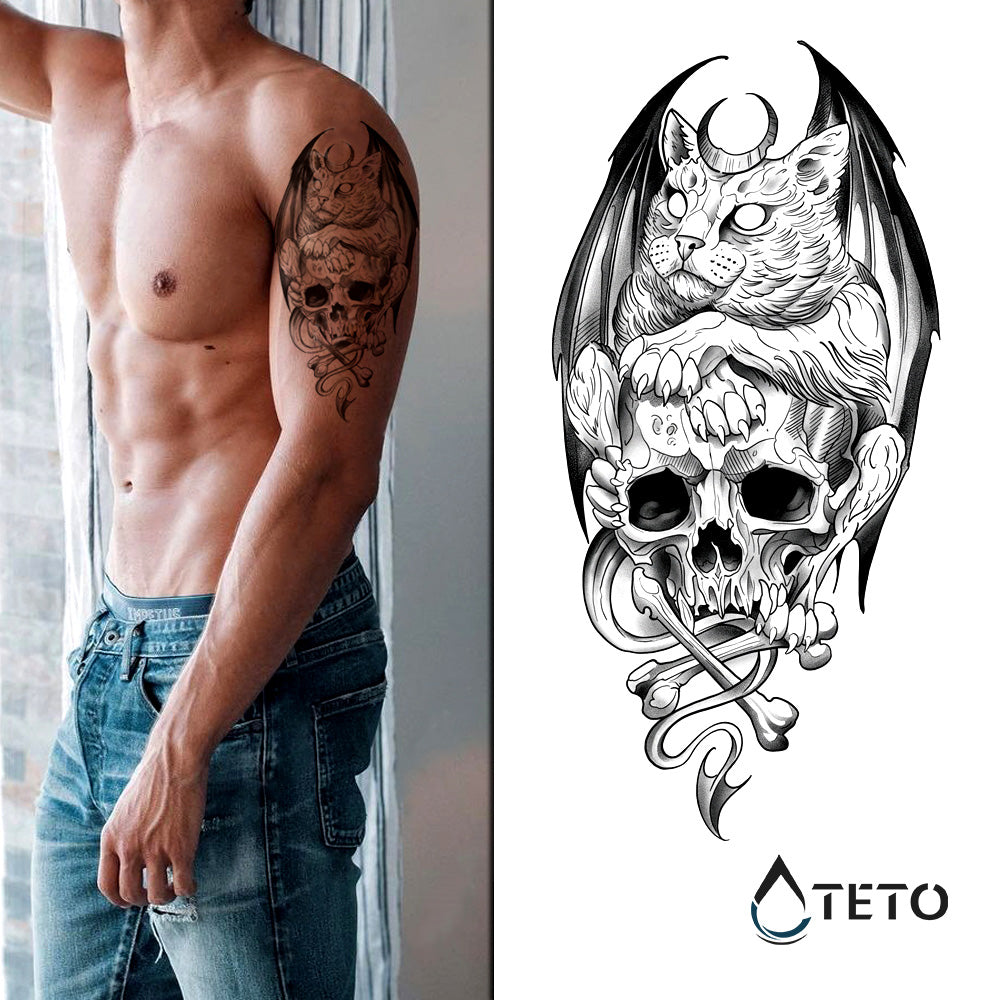 Mačka smrti - TETO Privremene Tetovaže