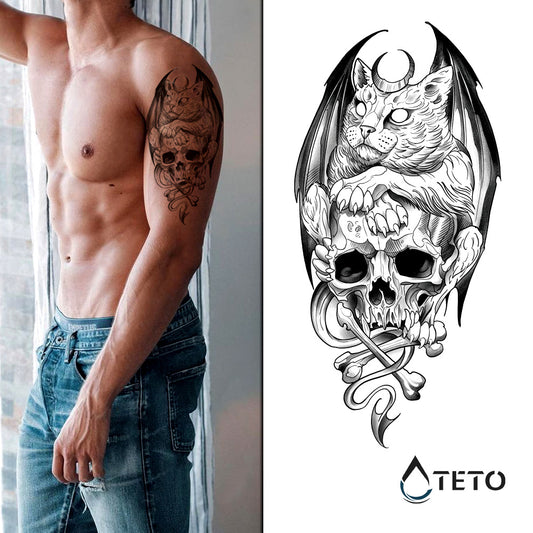 Mačka smrti - TETO Privremene Tetovaže